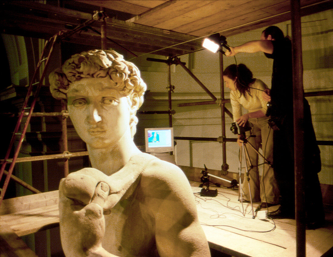Restoration of Michelangelo's David