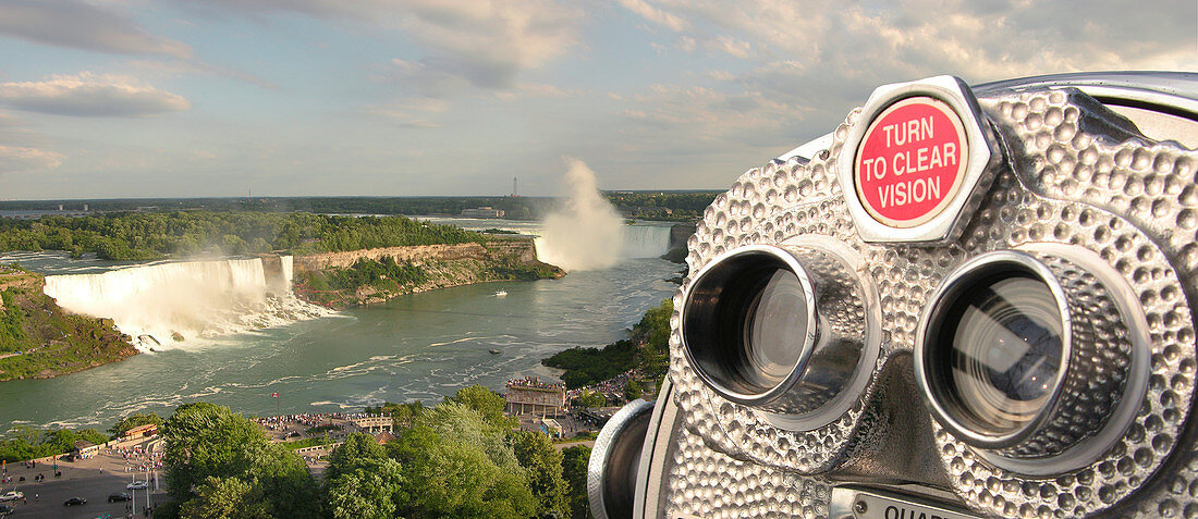 Viewing binoculars,Niagara Falla