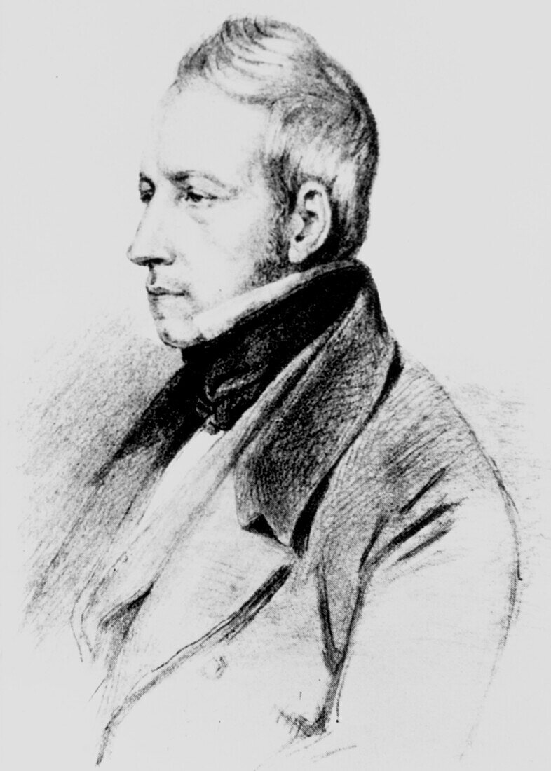 Portrait of Robert Brown,Scottish botanist