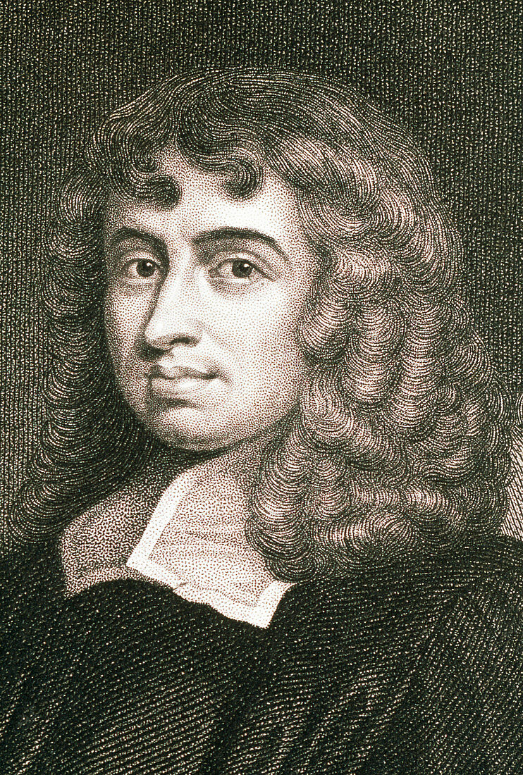 Portrait of the English mathematician Isaac Barrow