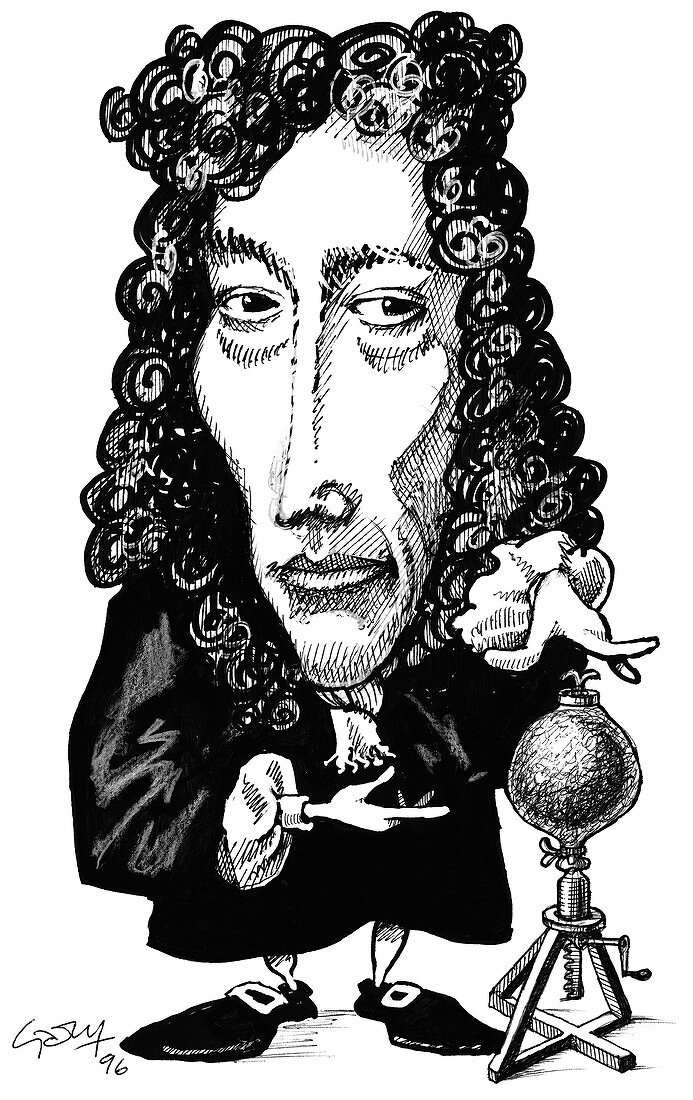 Robert Boyle,caricature
