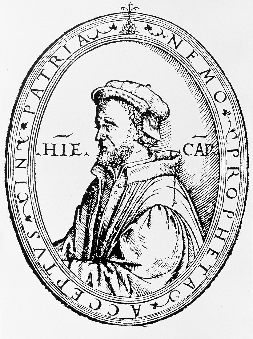 Portrait of Girolamo Cardano