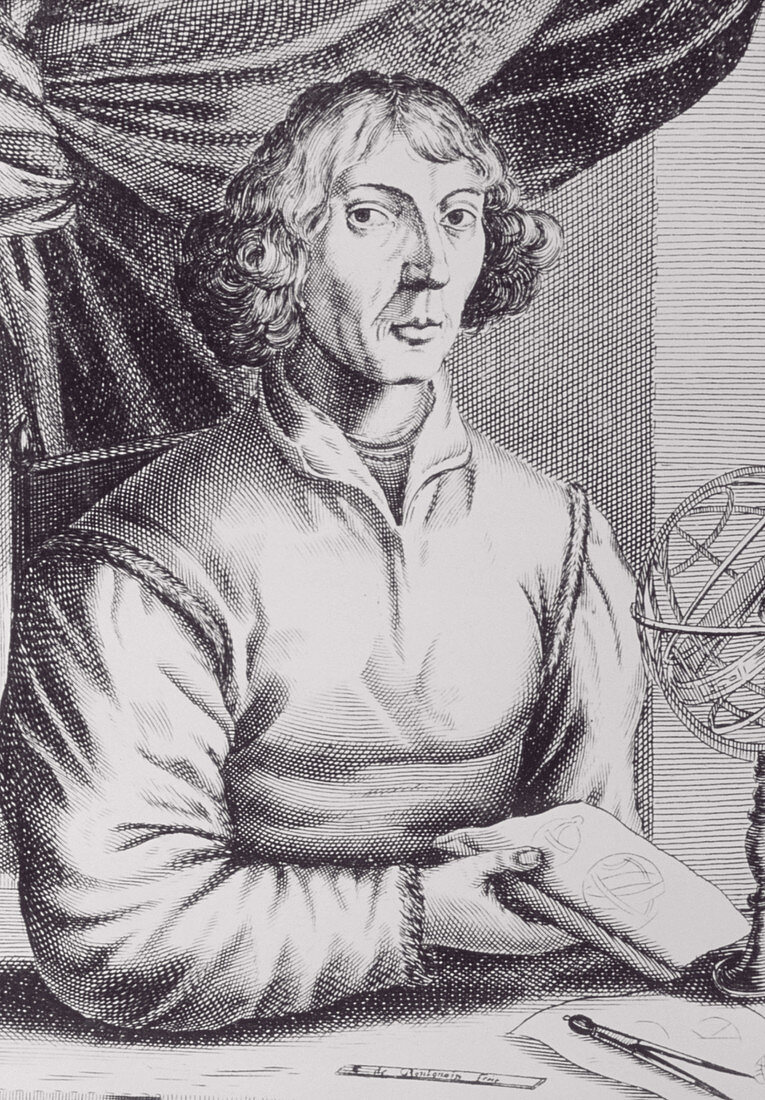 Portrait of the Polish astronomer N. Copernicus
