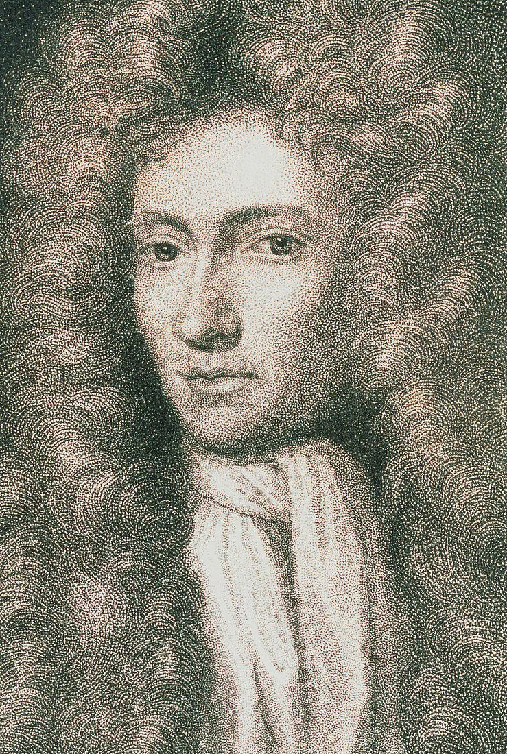 Portrait of the Irish chemist Robert Boyle