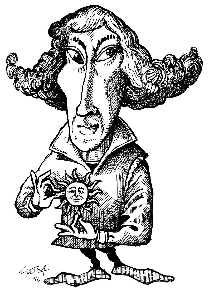 Copernicus,caricature