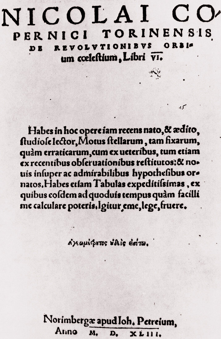 Copernicus' book