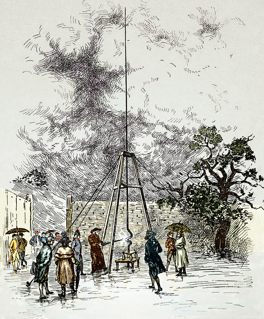 Dalibard's lightning experiment,1752