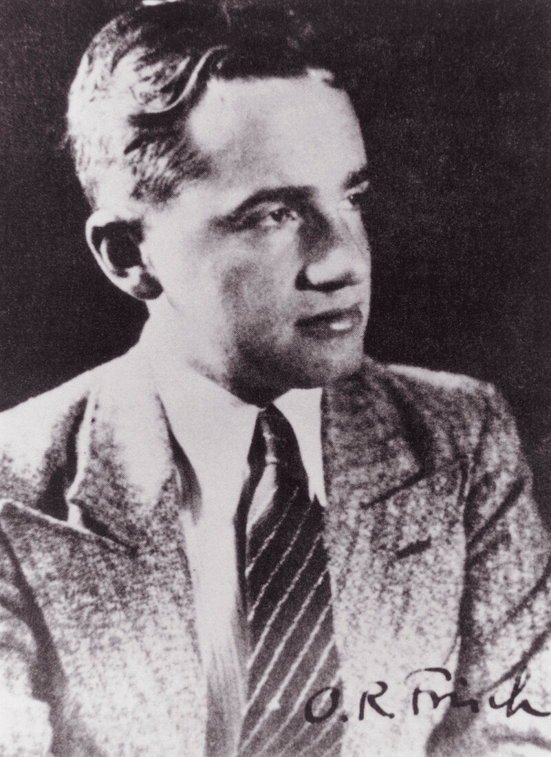 Portrait of Otto Frisch,physicist