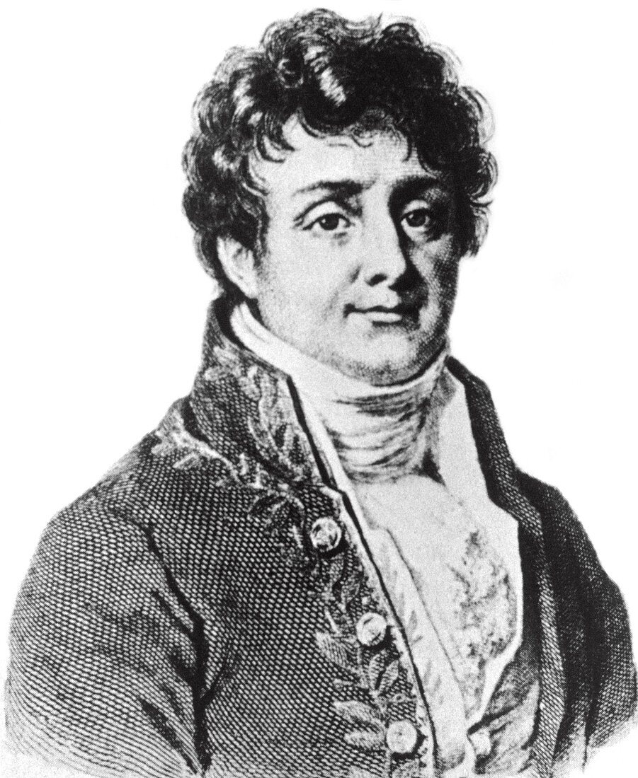 Portrait of Jean Baptiste,Baron Fourier