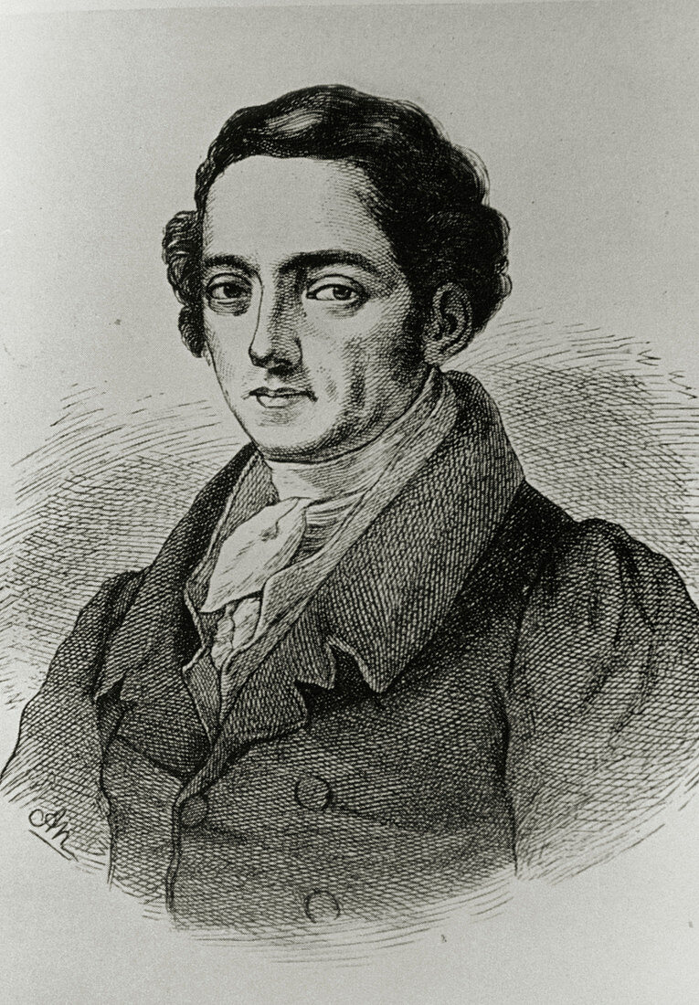 Portrait of Josef von Fraunhofer,1787-1826