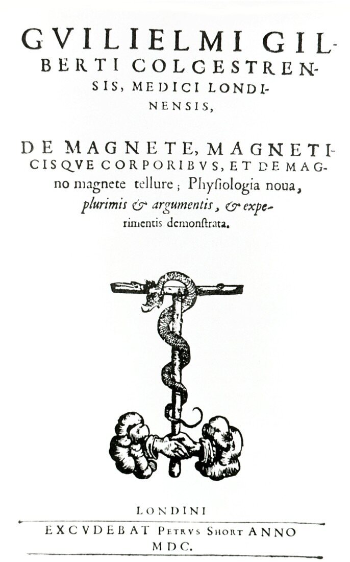 Gilbert's book on magnets