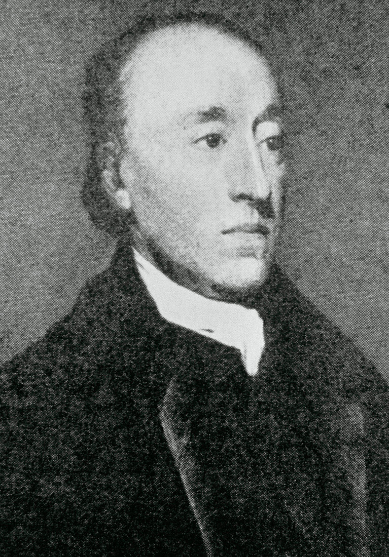 Portrait of the British geologist James Hutton