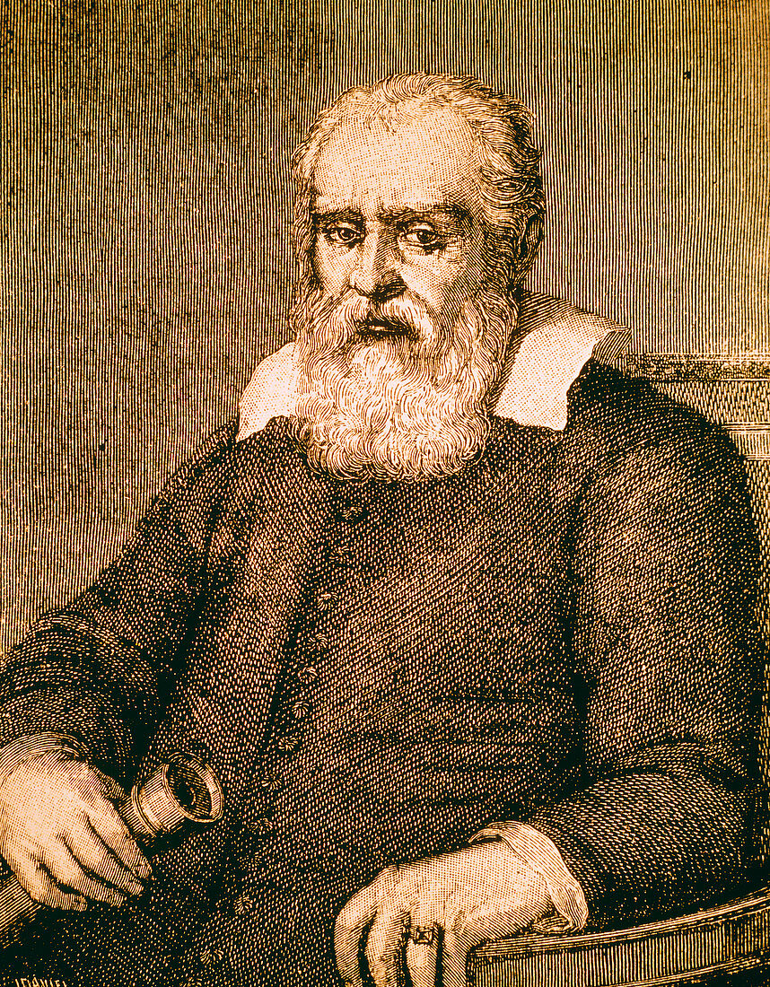 Engraving of Galileo Galilei