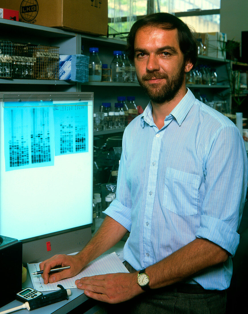 Professor and biologist Alec Jeffreys