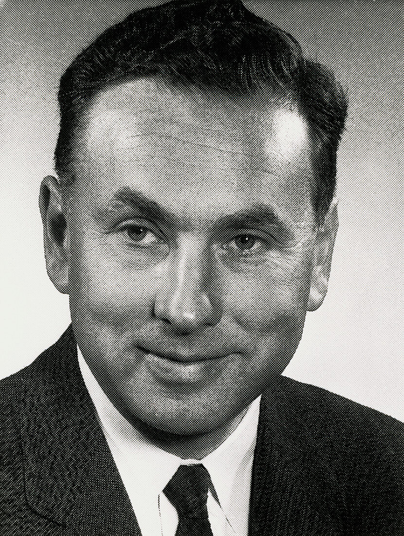 Portrait of Robert Hofstadter,American physicist