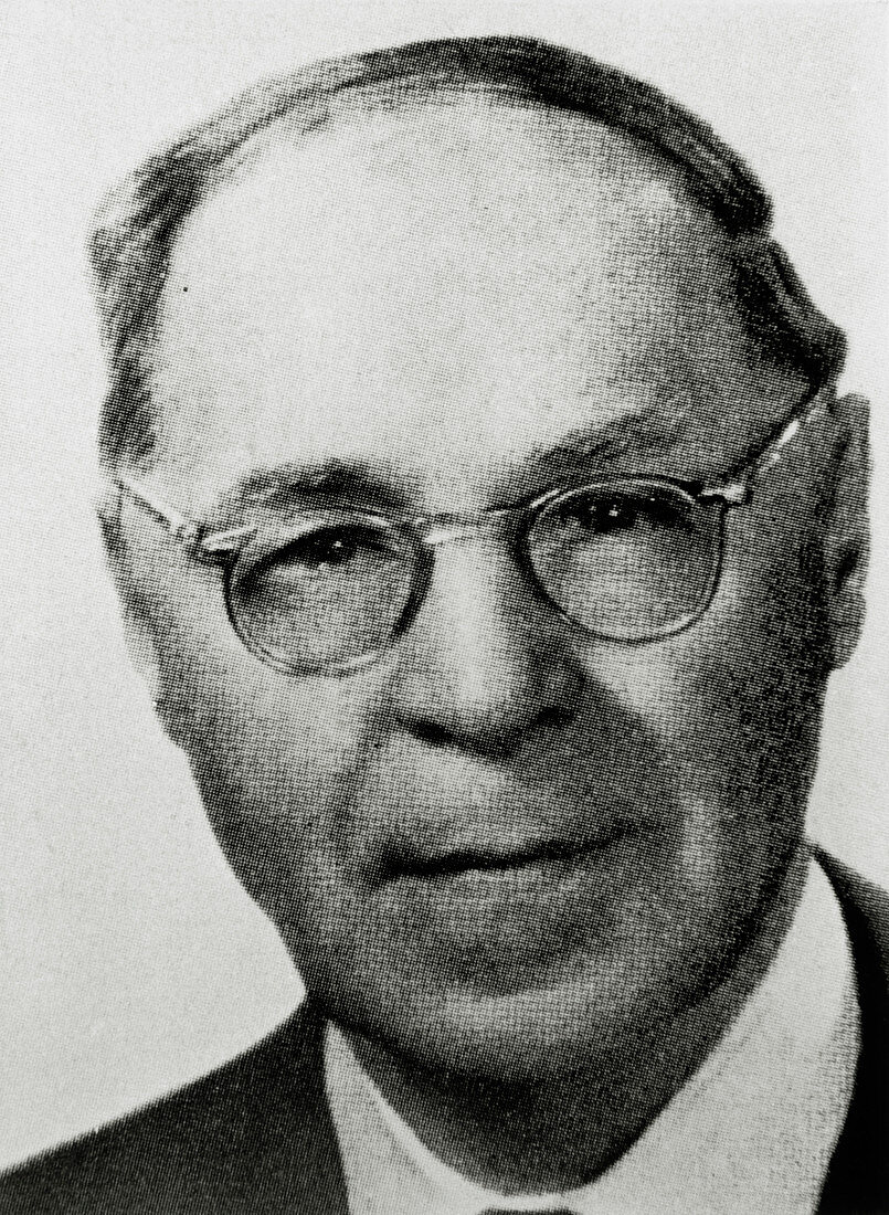 Portrait of Hermann Muller,American geneticist