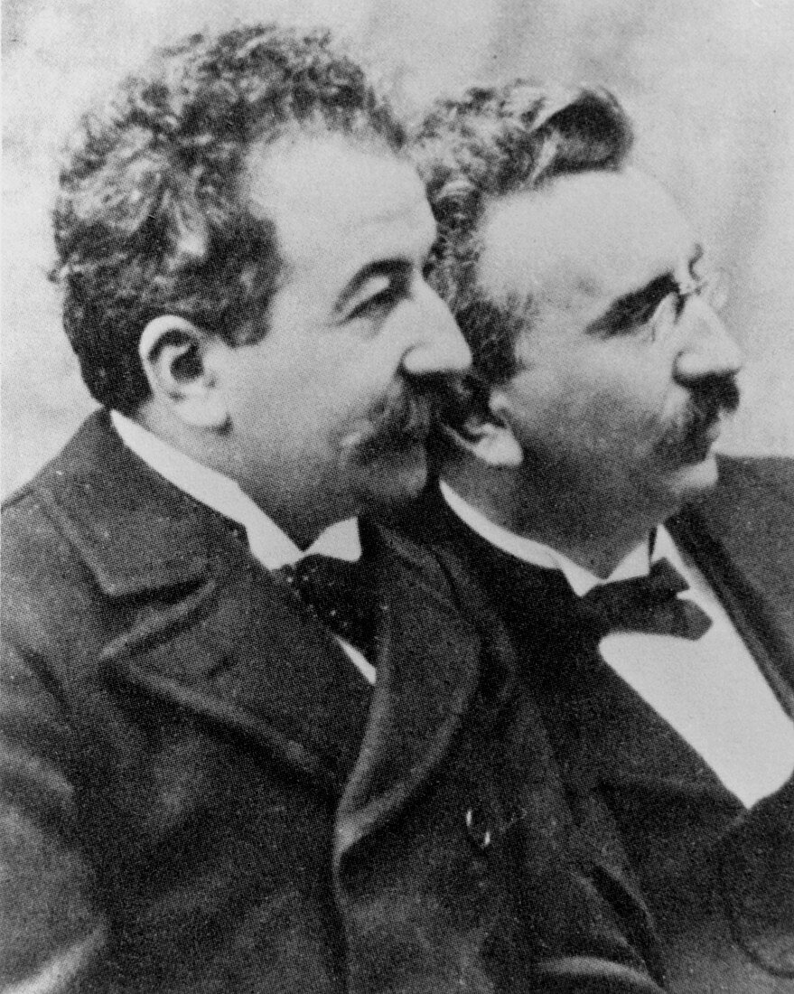 Cinema pioneers Auguste and Louis Lumiere