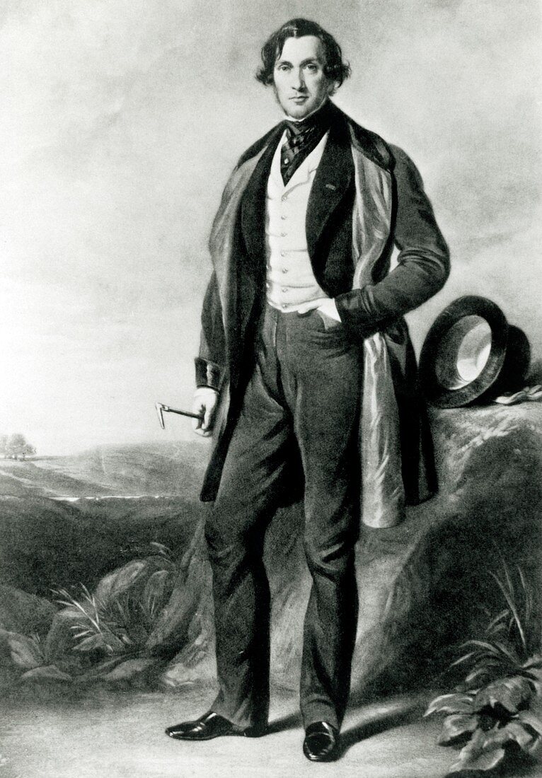Portrait of Joseph Locke,British civil engineer