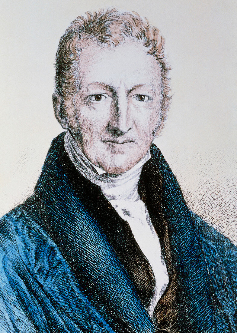 Portrait of Thomas Malthus,British economist