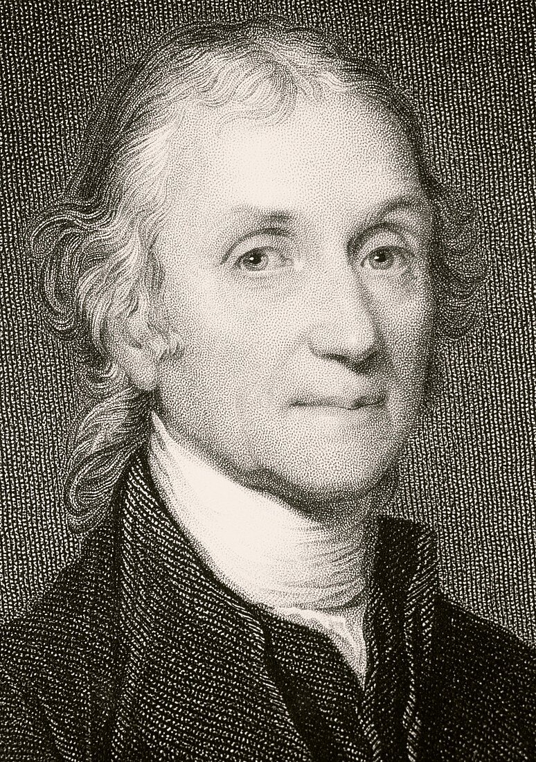 Portait of Joseph Priestley,British chemist