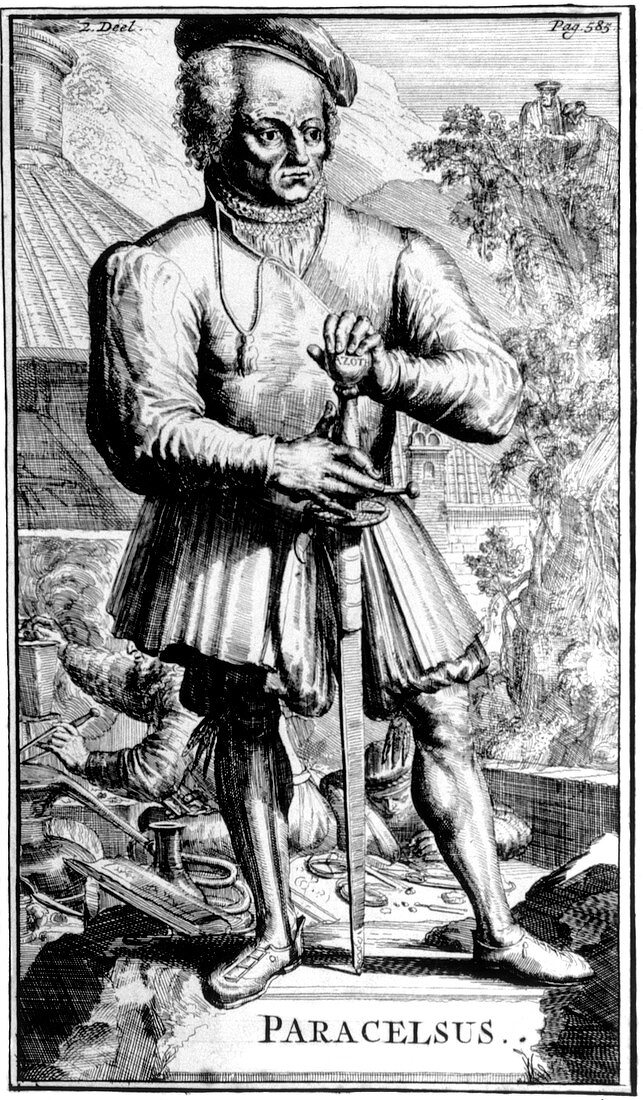 The Swiss alchemist and physician Paracelsus