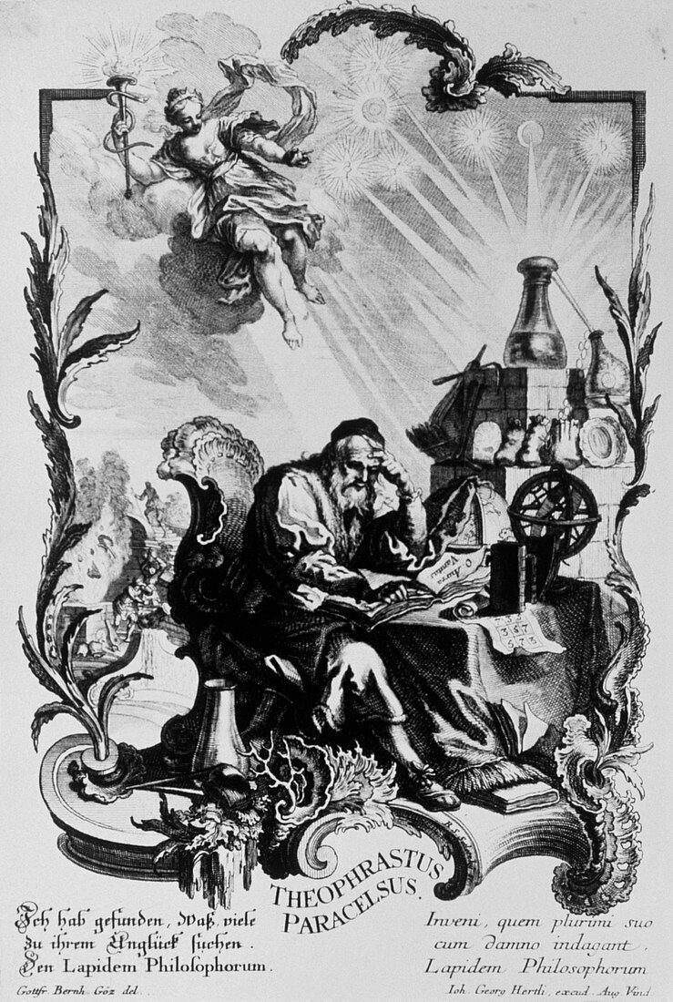 The Swiss alchemist and physician Paracelsus