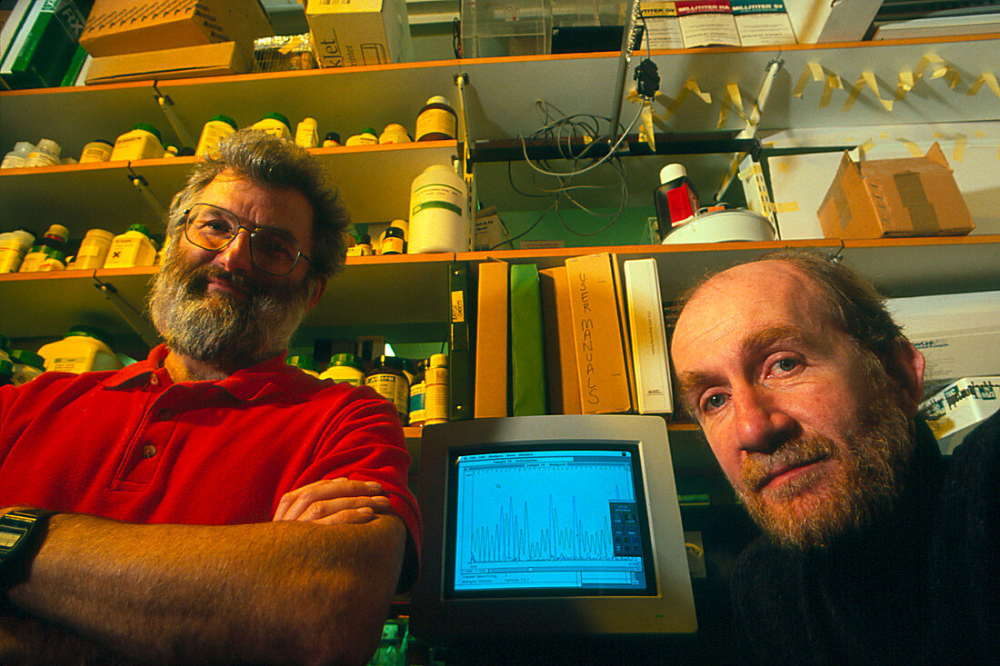 Dr John Sulston & Alan Coulson of the Worm Project