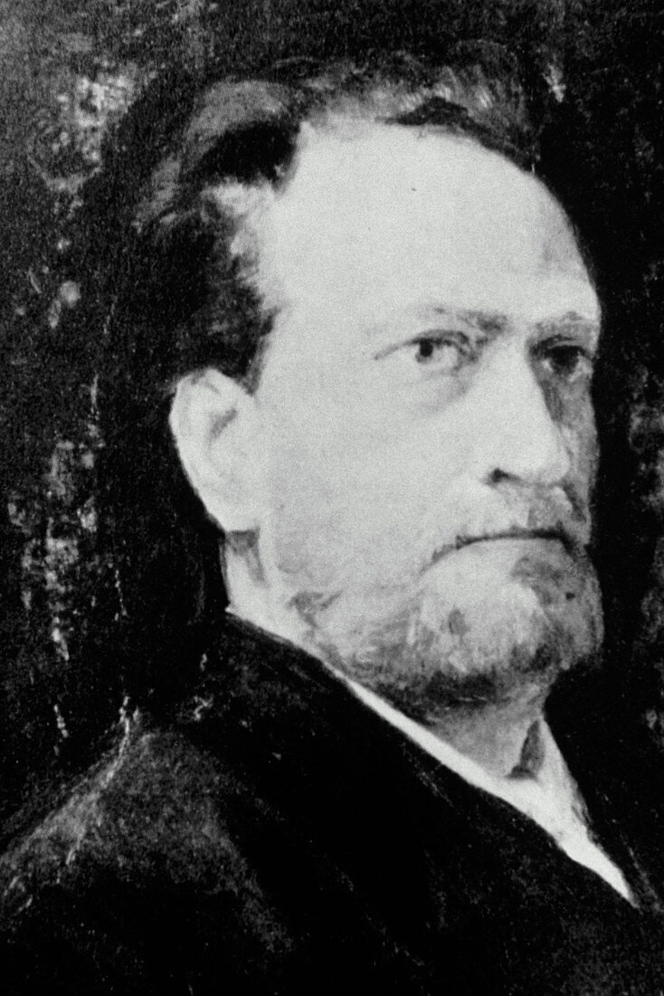 Portrait of the German botanist Julius von Sachs
