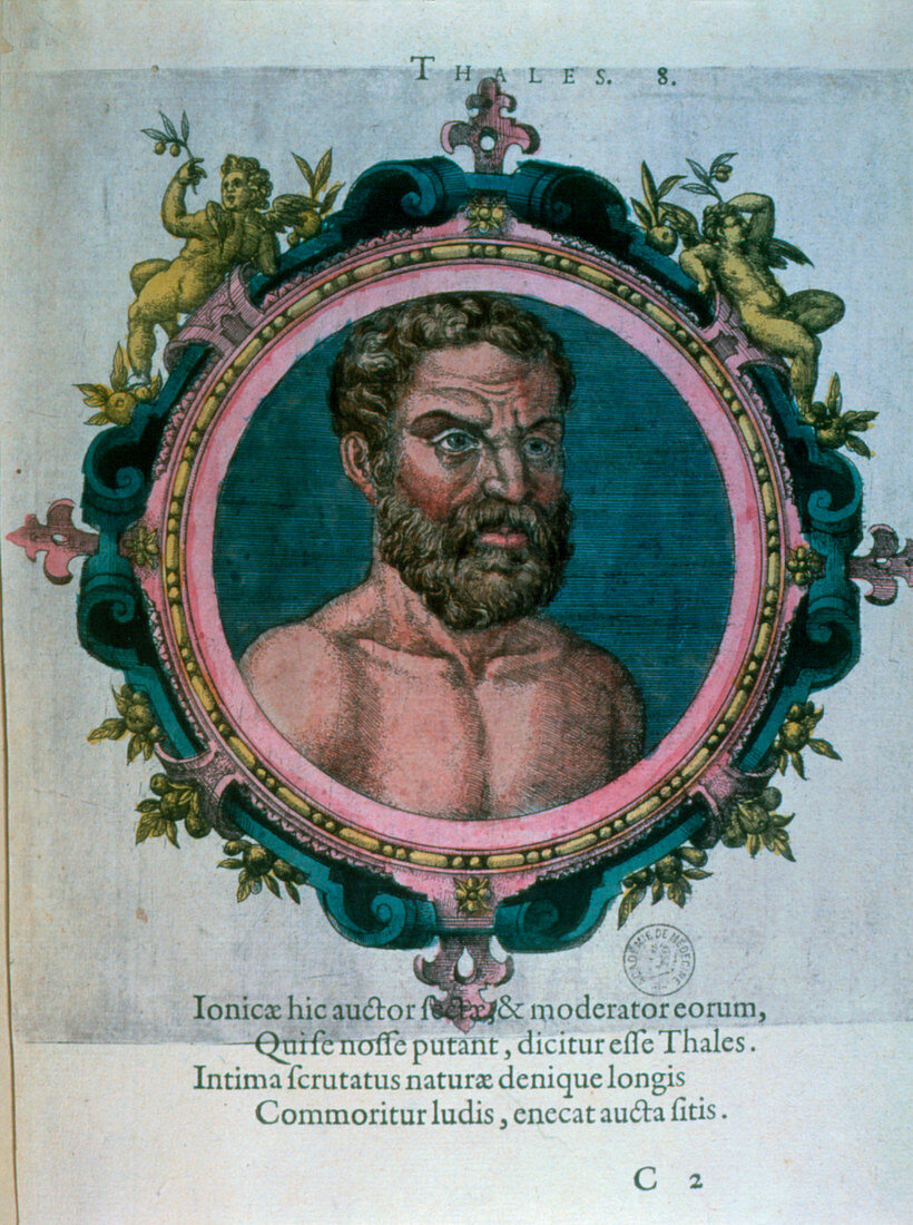 Portrait of the Greek philosopher Thales