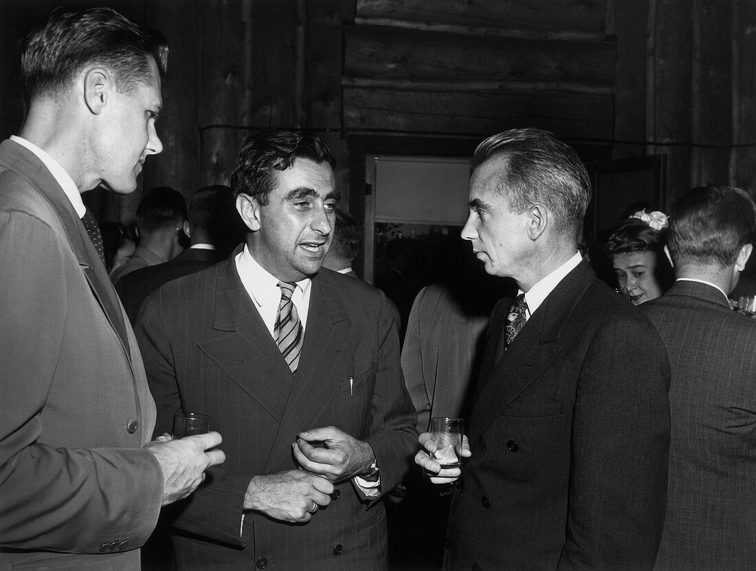 Edward Teller and Norris Bradbury at Los Alamos