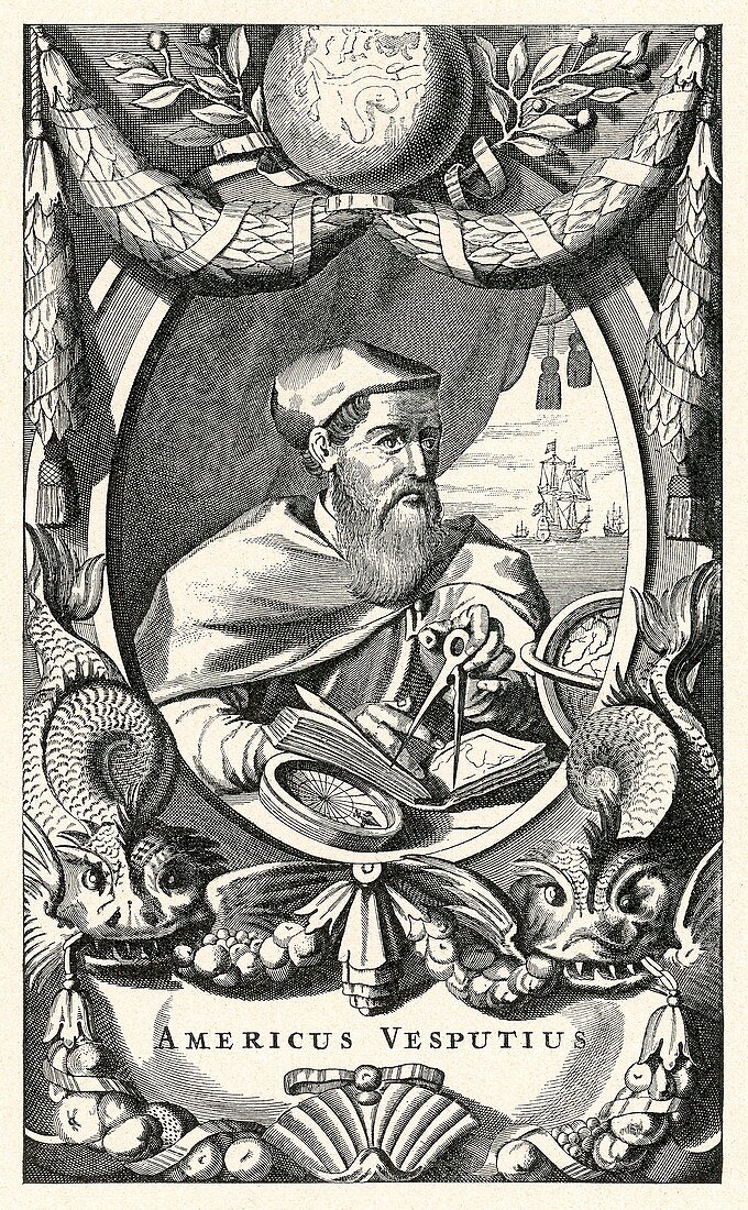 Americus Vesputius,Italian explorer