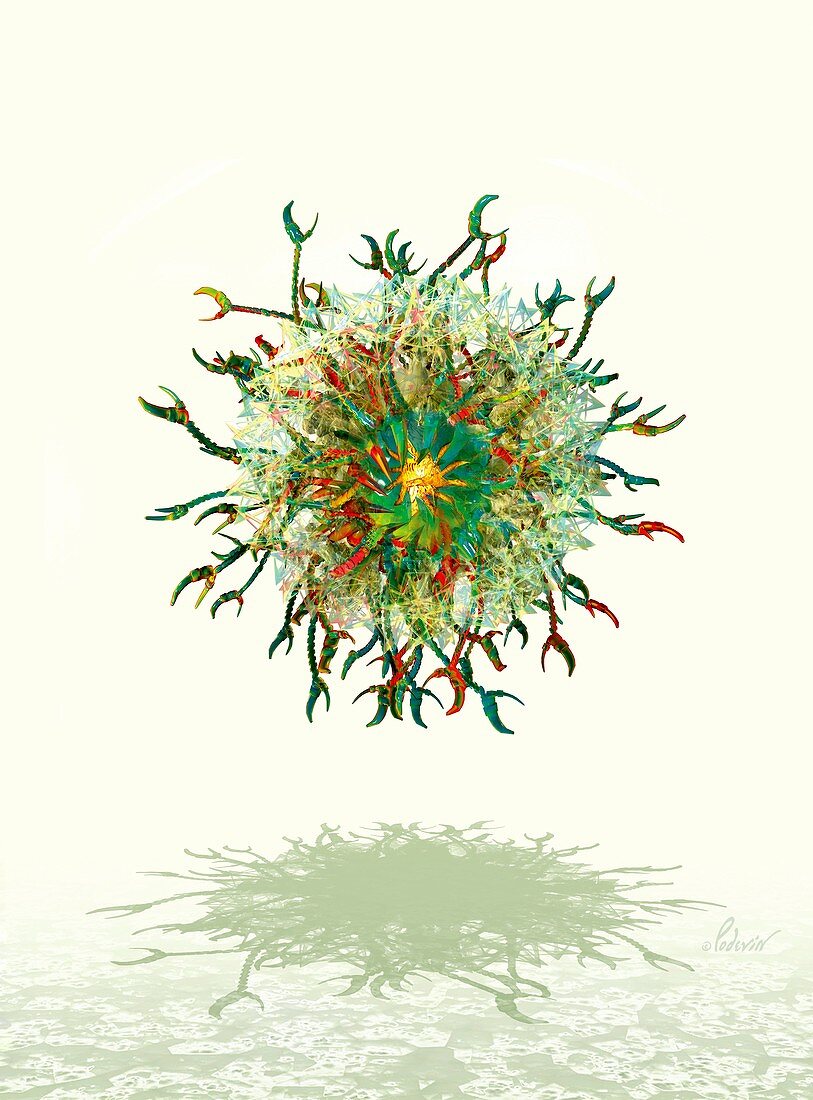 Virus,conceptual artwork