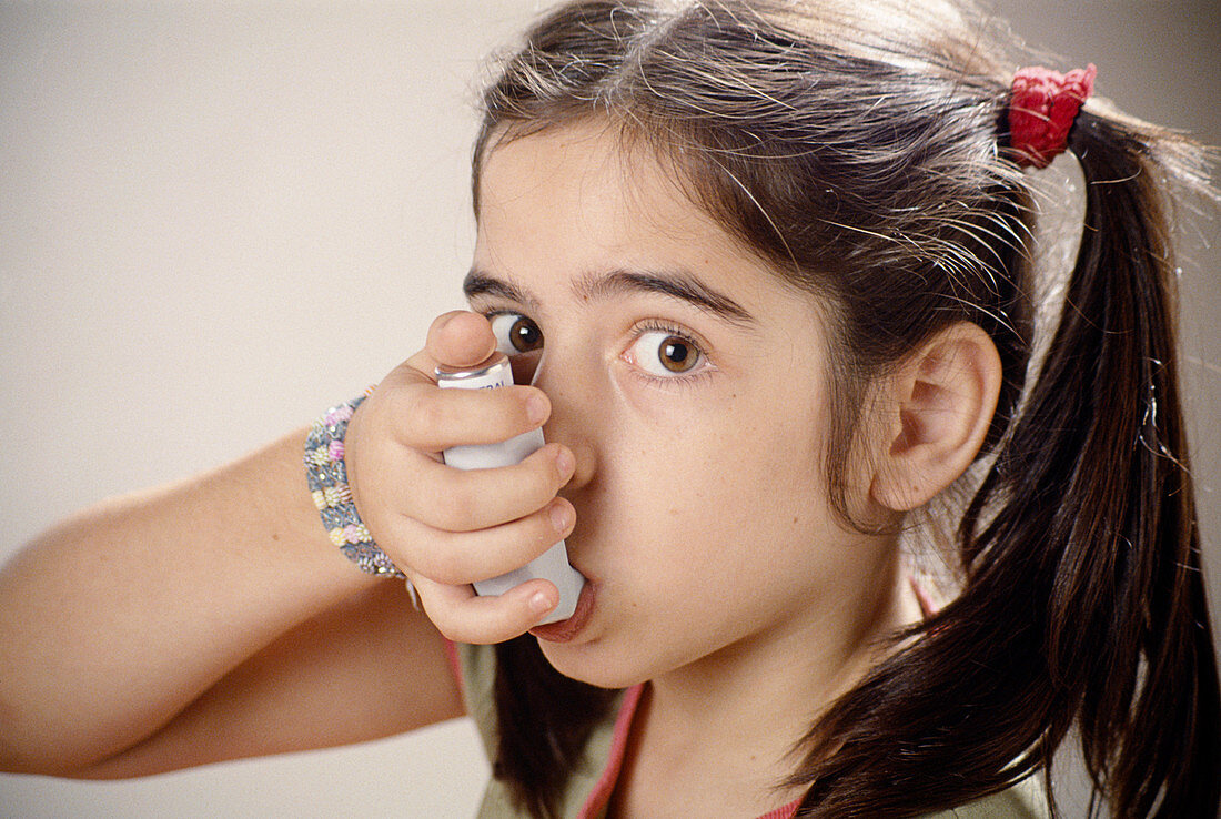 Asthmatic girl