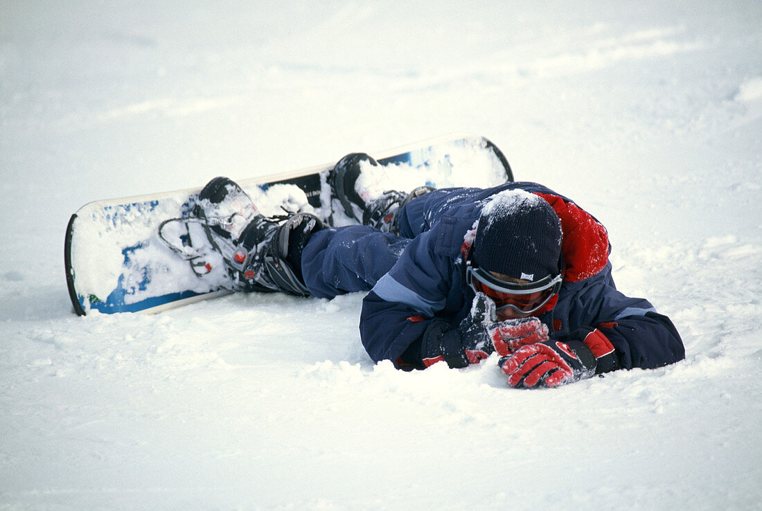 Snowboarding accident