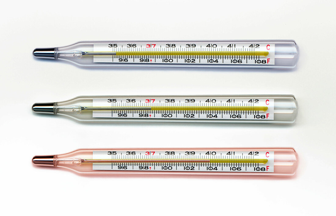 Three thermometers