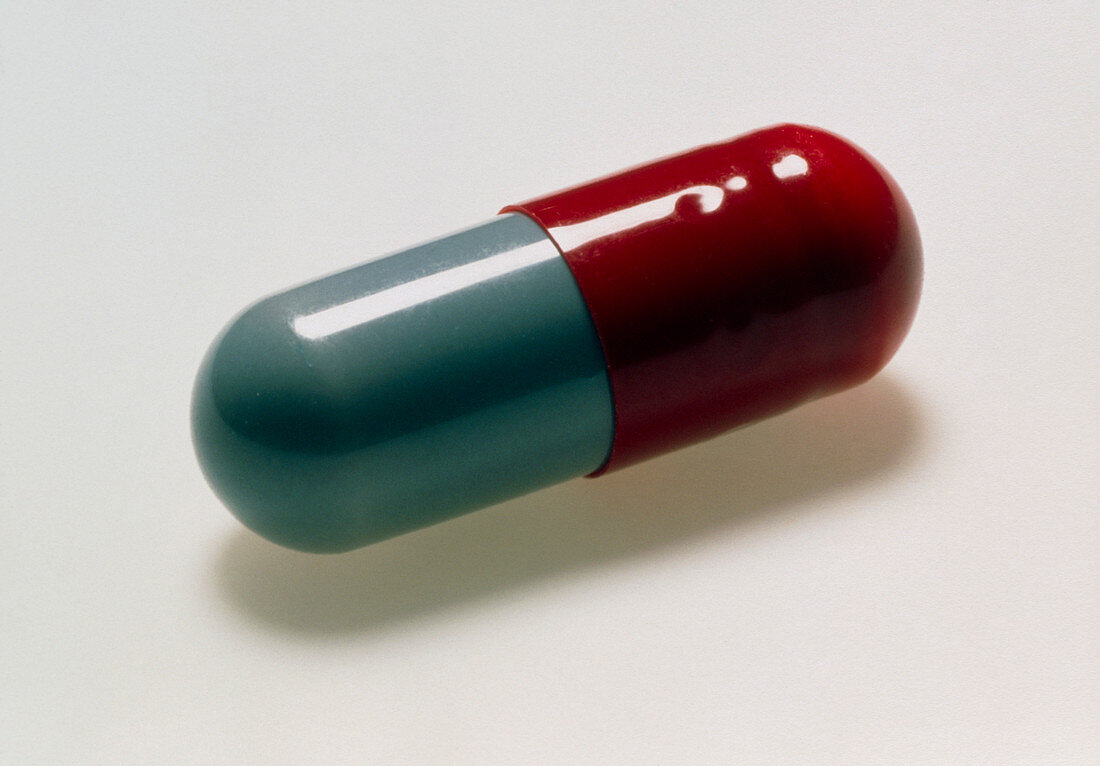 Capsule of broad-spectrum antibiotic drug