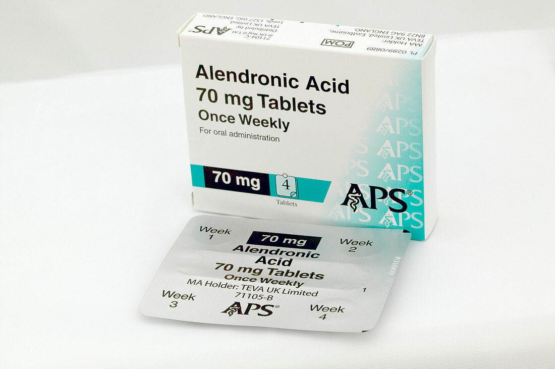 Alendronic acid osteoporosis drug