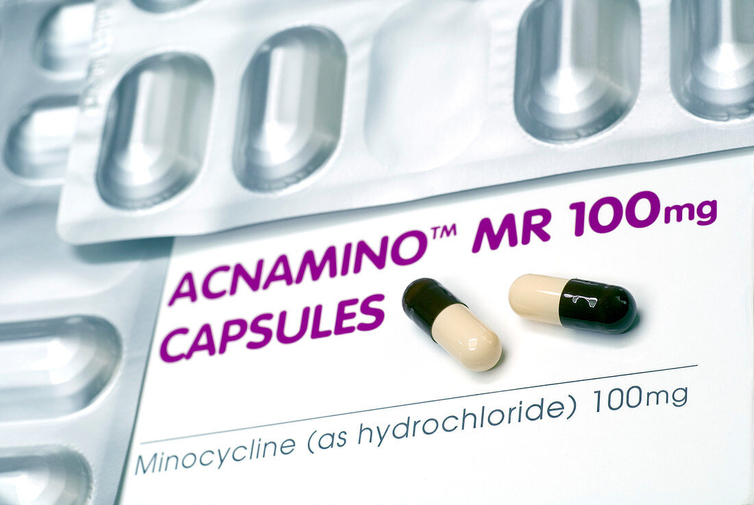 Acnamino antibiotic capsules