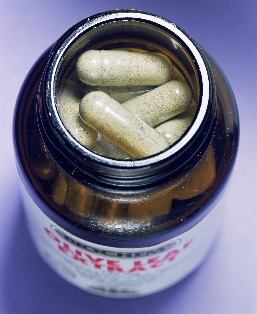 Olive leaf extract tablets