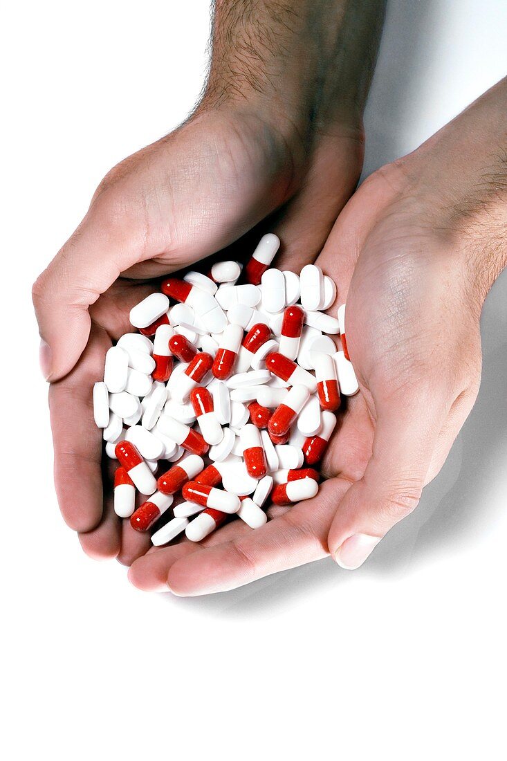 Handful of pills