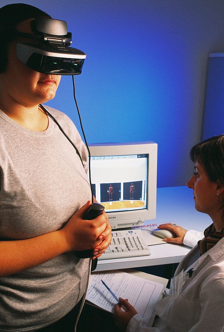 Virtual reality obesity therapy