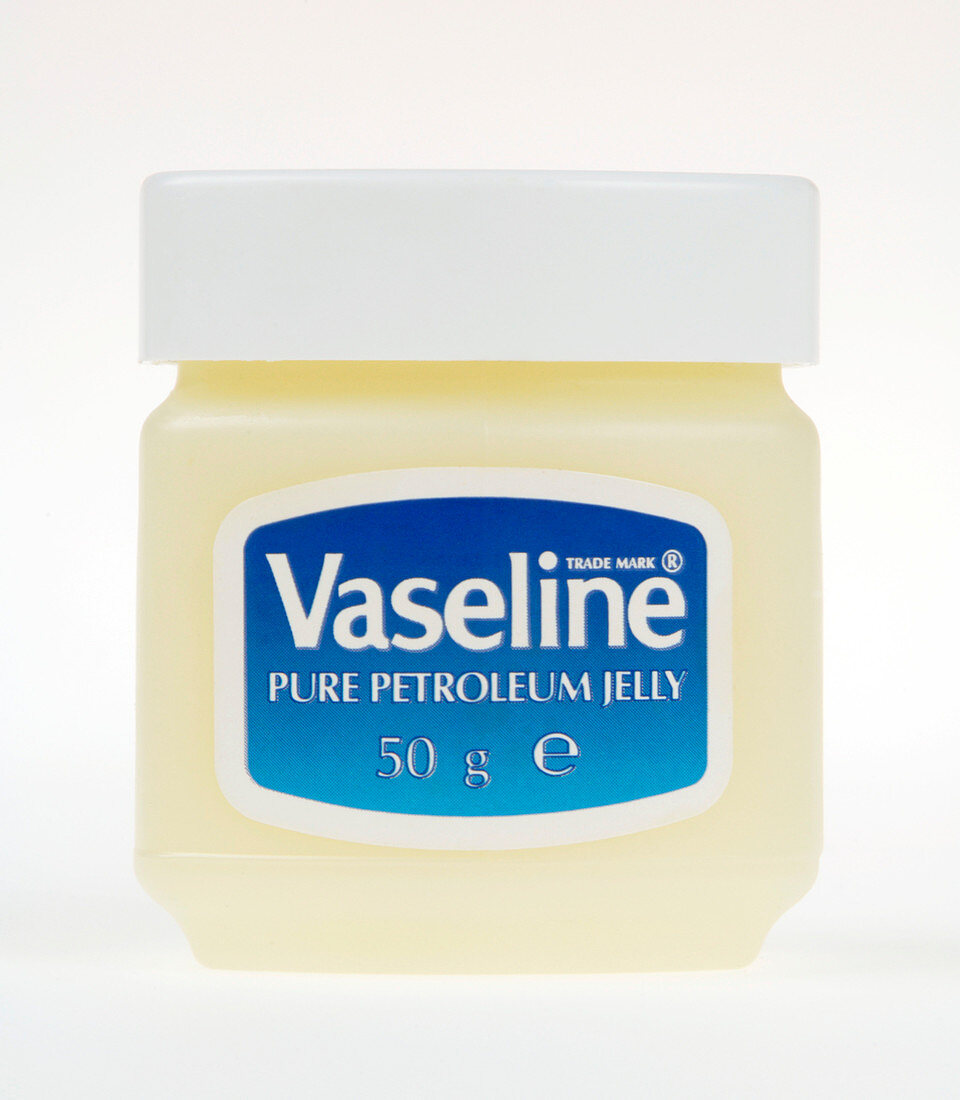 Tub of Vaseline petroleum jelly