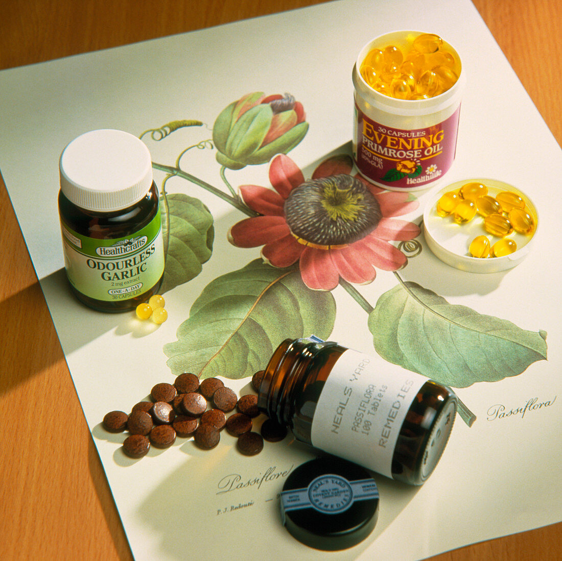 Various herbal capsule preparations