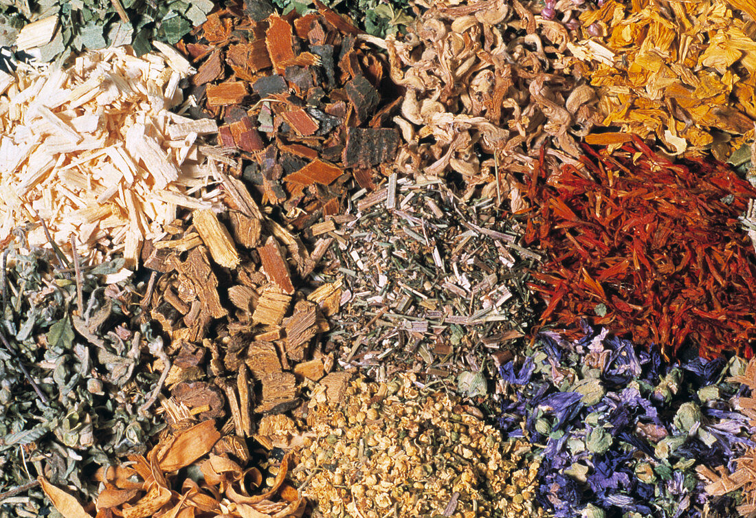 Dried herb assortment