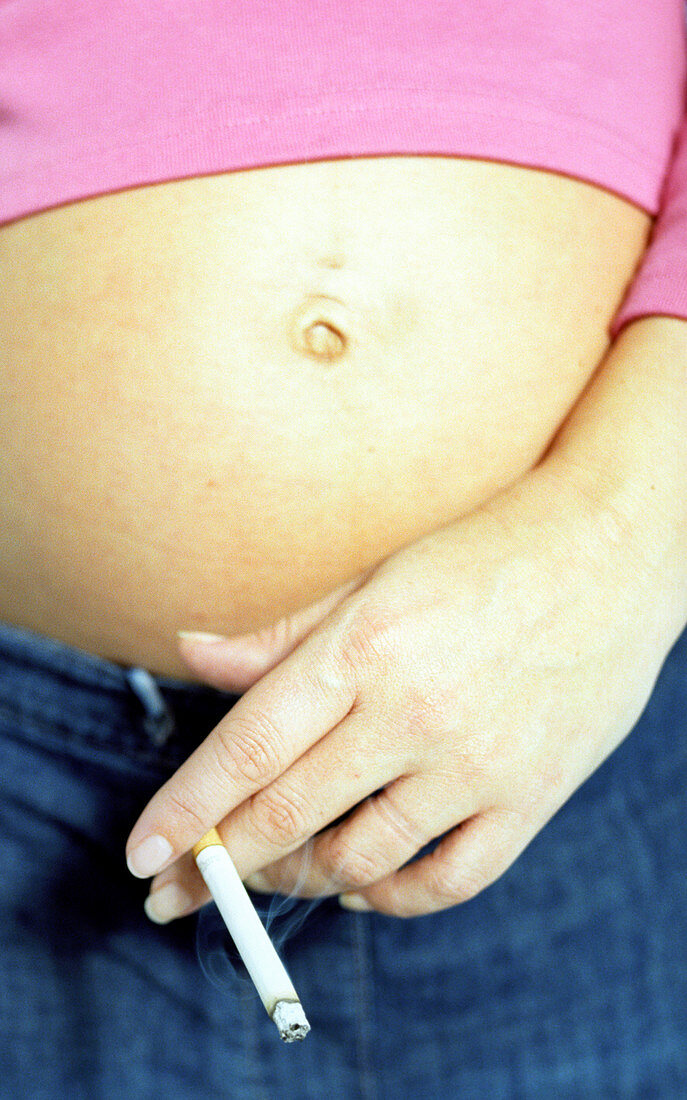 Smoking while pregnant