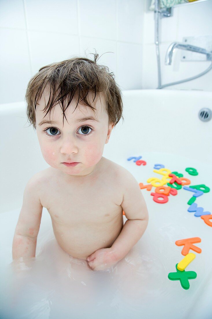 Toddler bathing