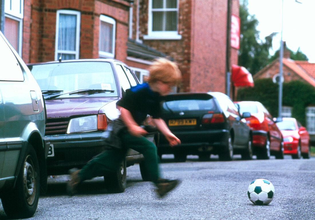 Child street danger