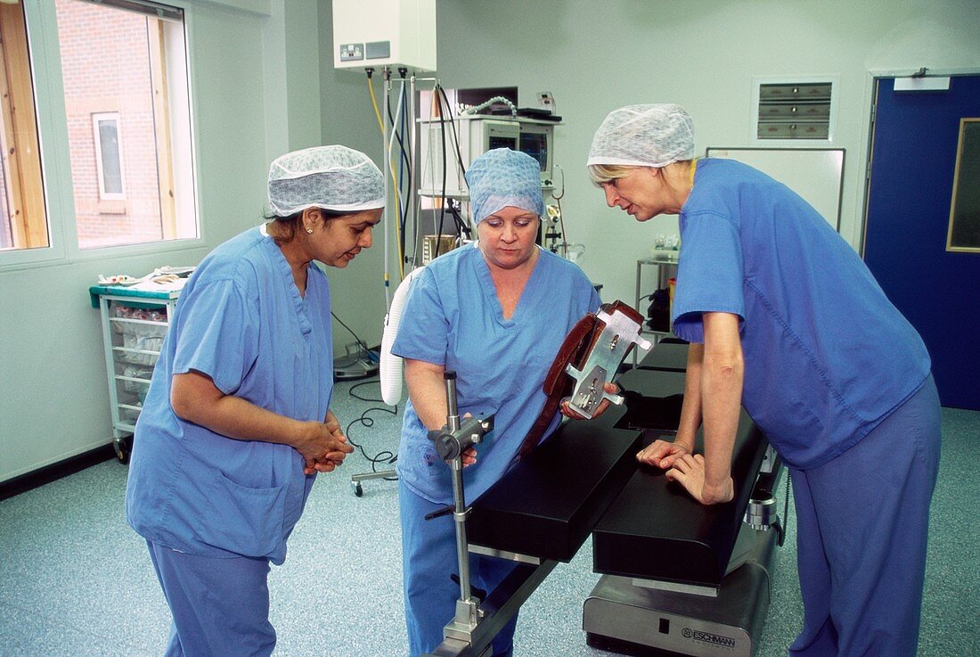 Hip surgery training