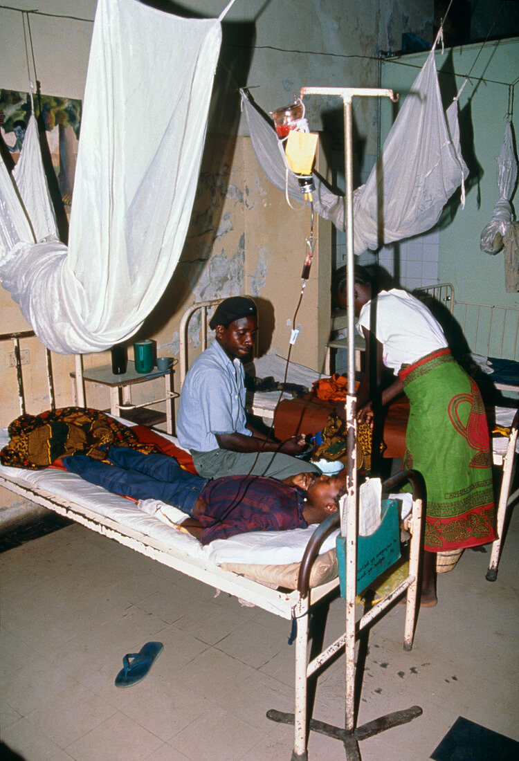 Blood transufusion for severe malaria,Tanzania