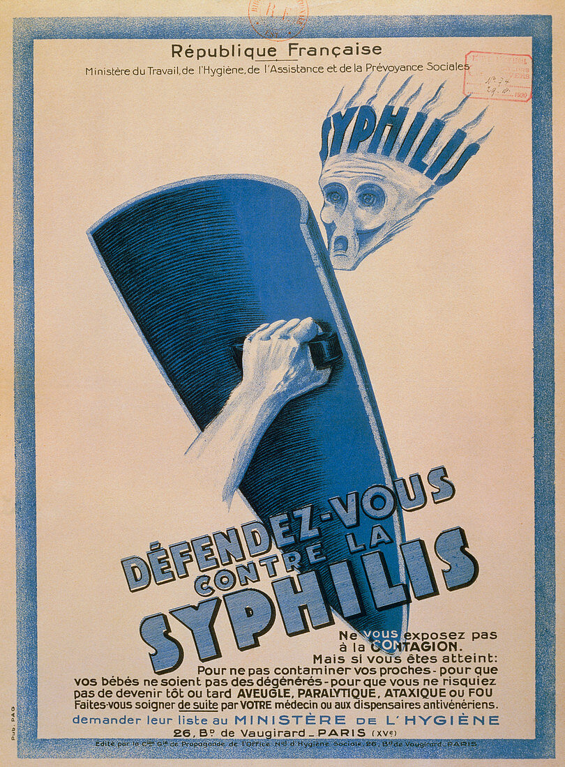 Defendez-vous contre la Syphilis,public notice